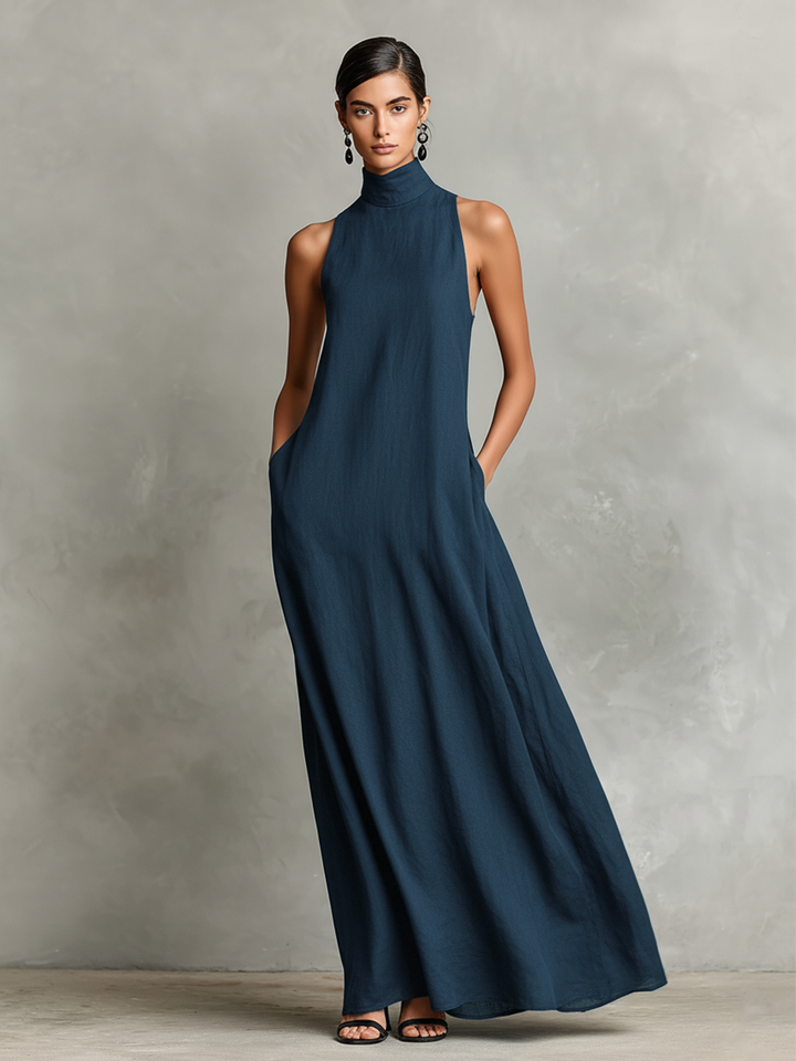 Chiara | Robe Maxi Col Haut
