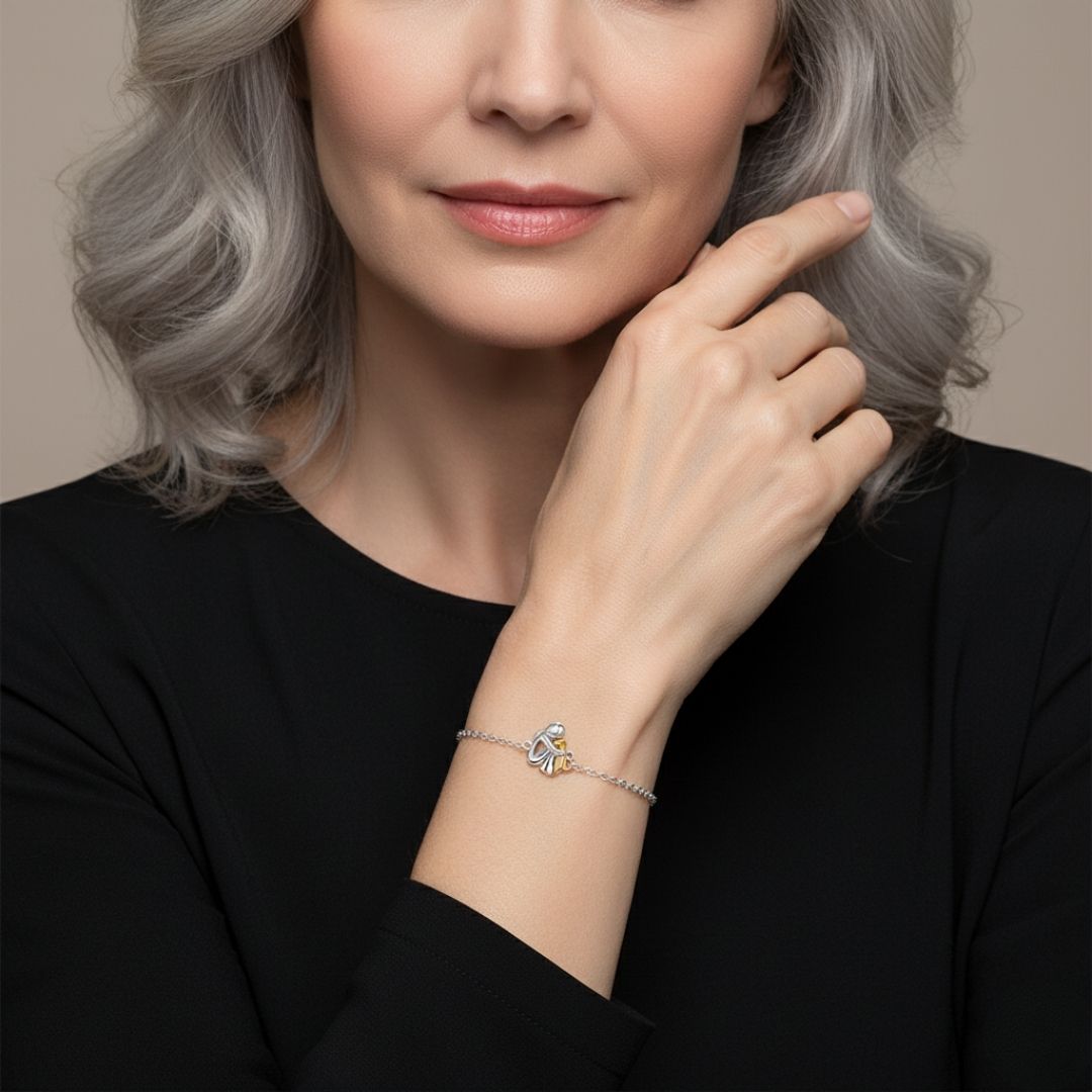 Lady™| Bracelet avec icône de chien