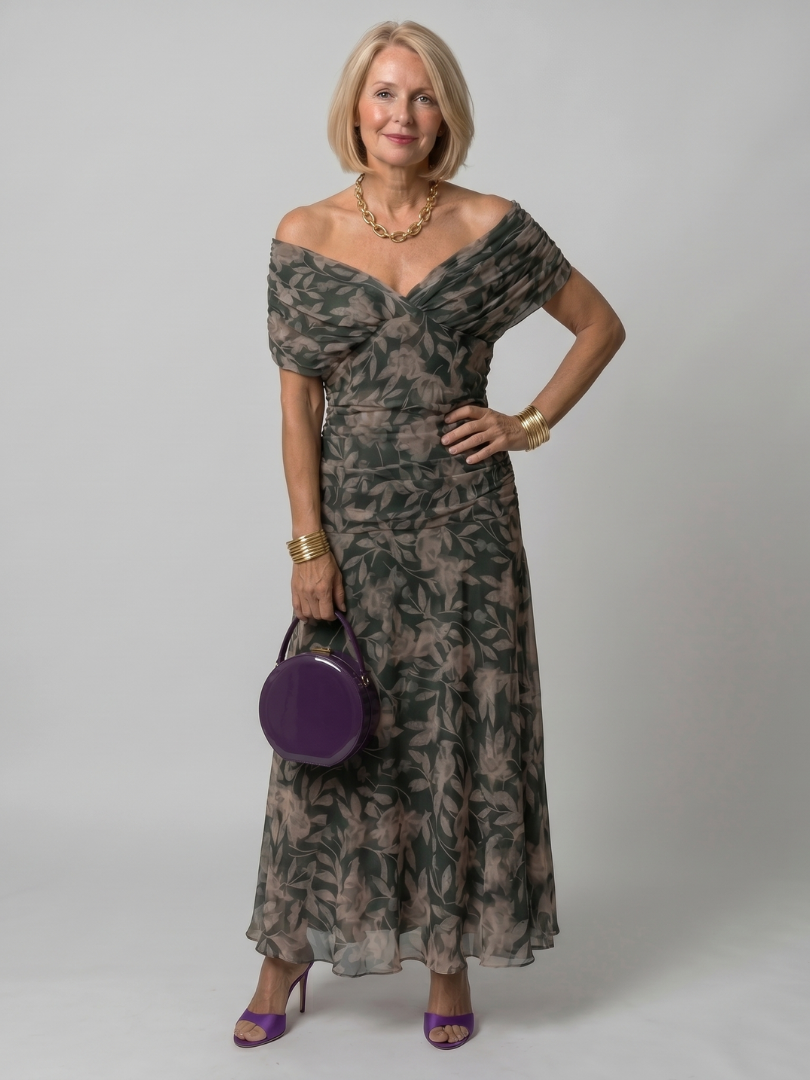 Auvelle | Robe Midi Décolletée