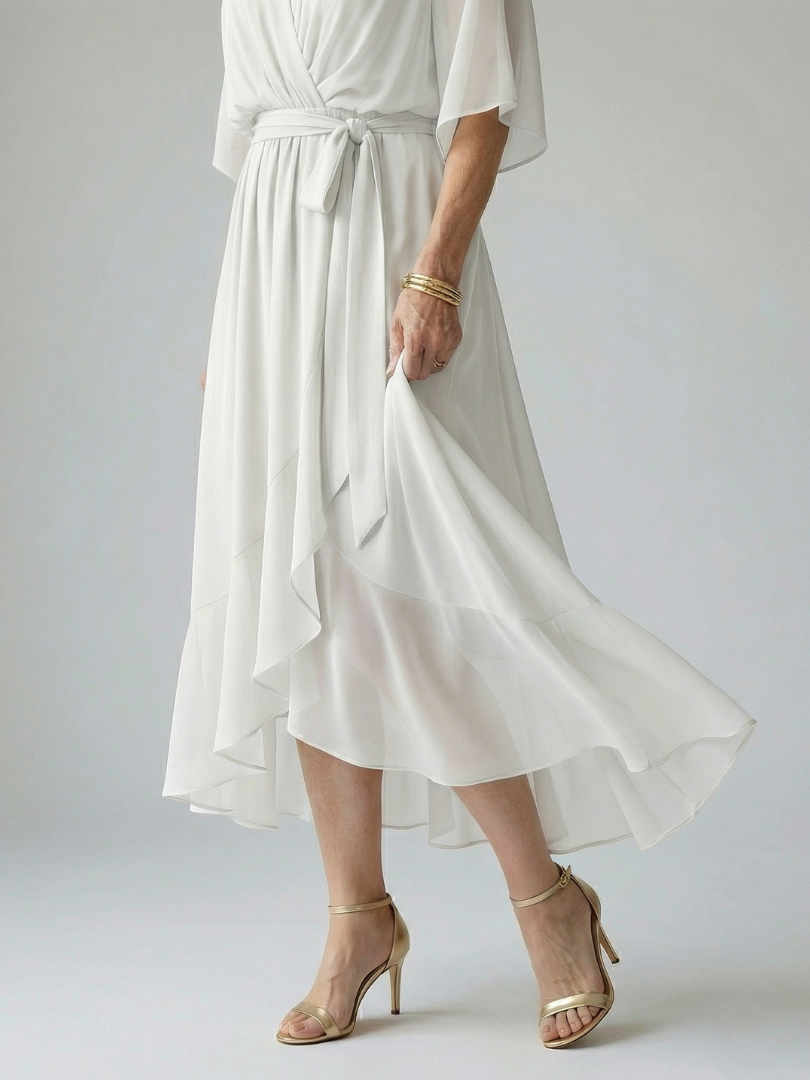 Auvelle | Robe Midi Drapée Elric