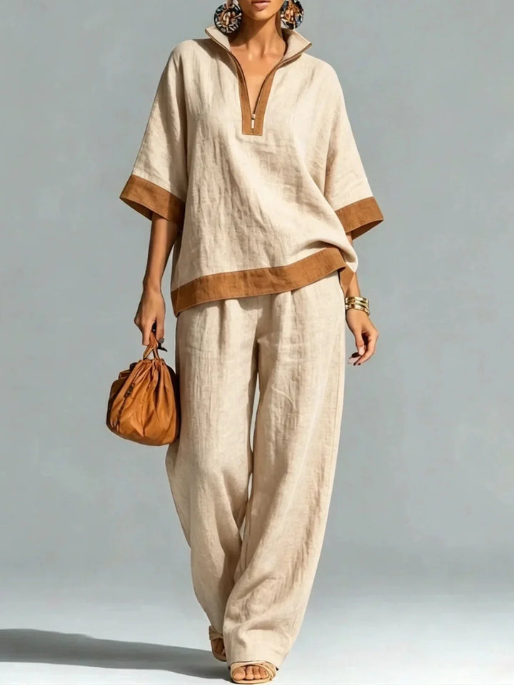 Ginevra | Ensemble Fluide avec Col Haut