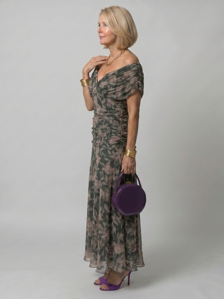 Auvelle | Robe Midi Décolletée