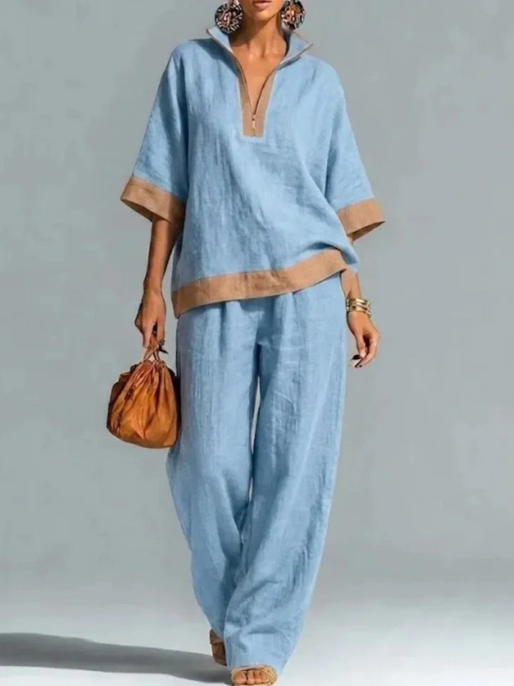 Ginevra | Ensemble Fluide avec Col Haut
