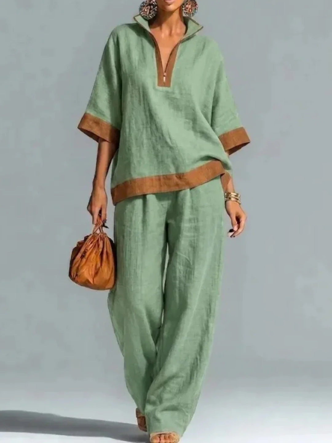 Ginevra | Ensemble Fluide avec Col Haut
