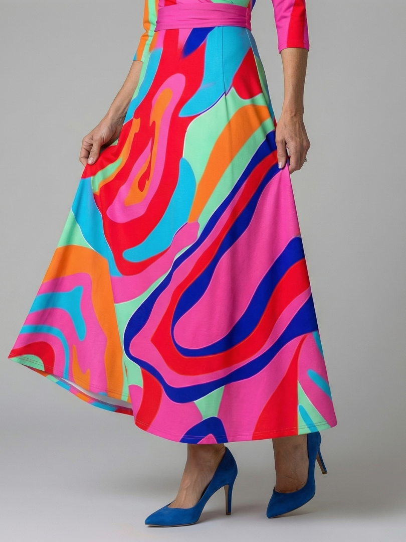Auvelle | Robe Midi Croisée à Col Celine