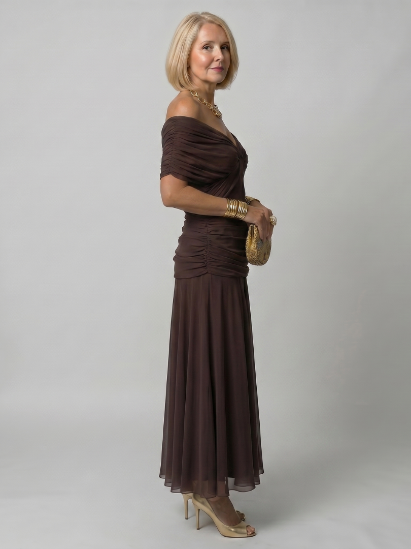 Auvelle | Robe Midi Décolletée