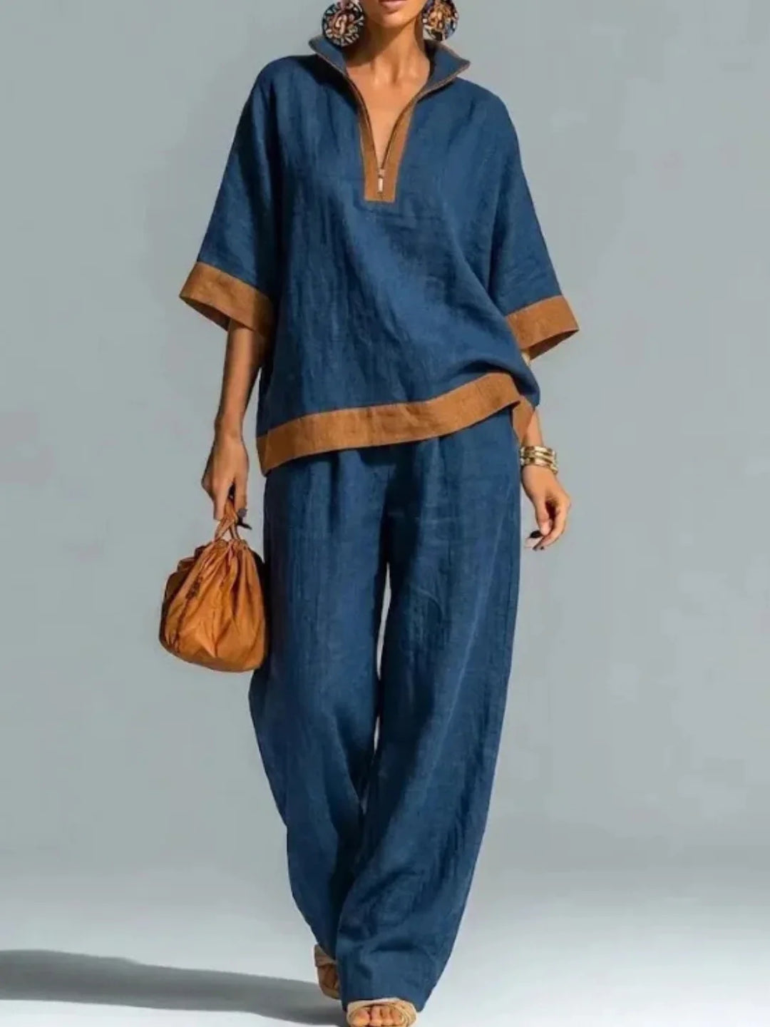 Ginevra | Ensemble Fluide avec Col Haut