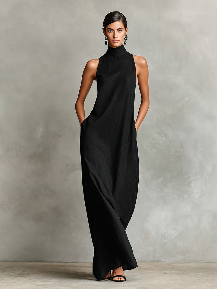 Chiara | Robe Maxi Col Haut