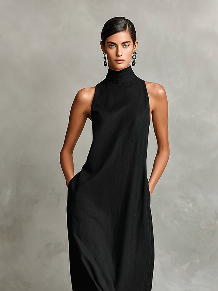 Chiara | Robe Maxi Col Haut