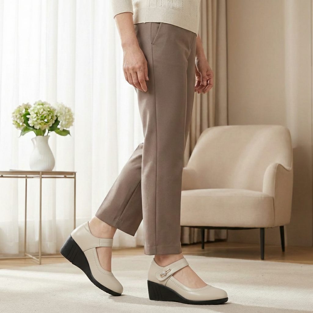 Pascale – Chaussures de confort à talons moyens élégantes