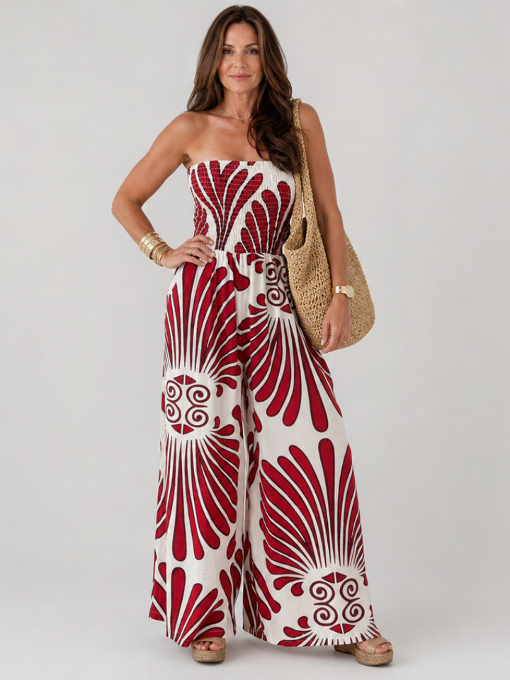 Auvelle | Robe Maxi Silhouette Flottante Sans Bretelles