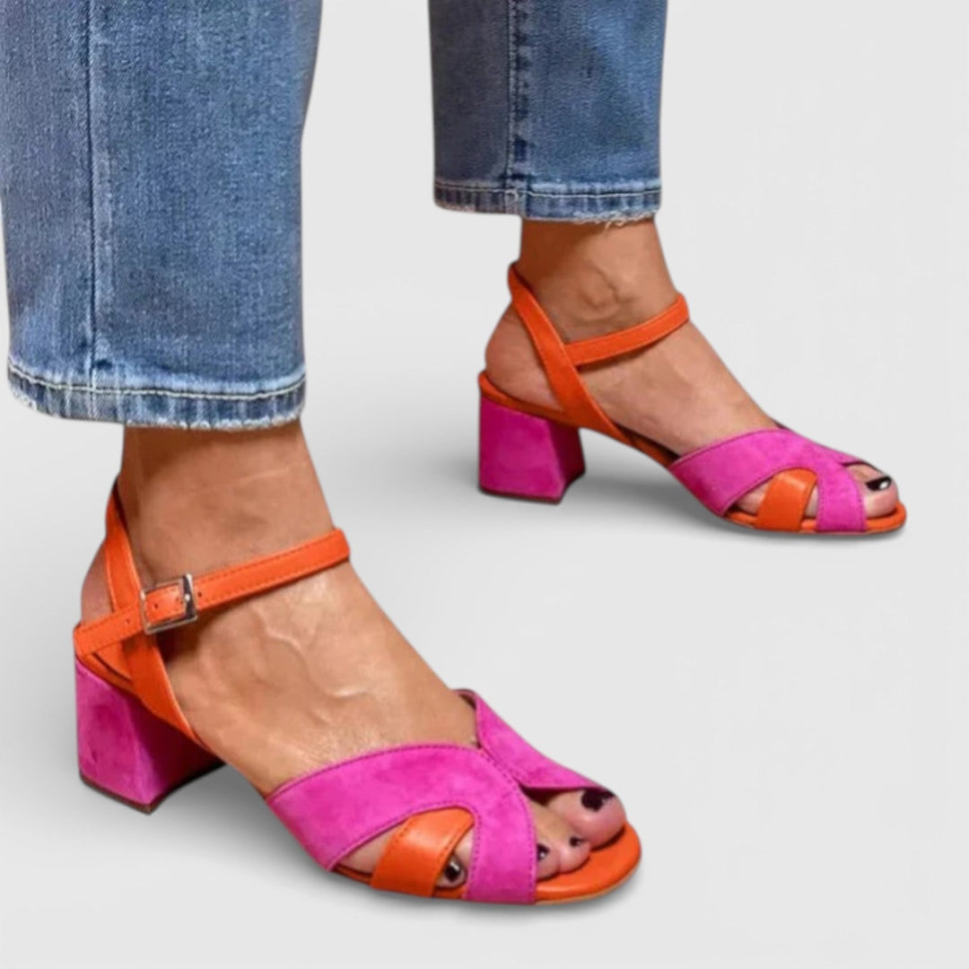 Béatrice™ Sandales élégantes bicolores