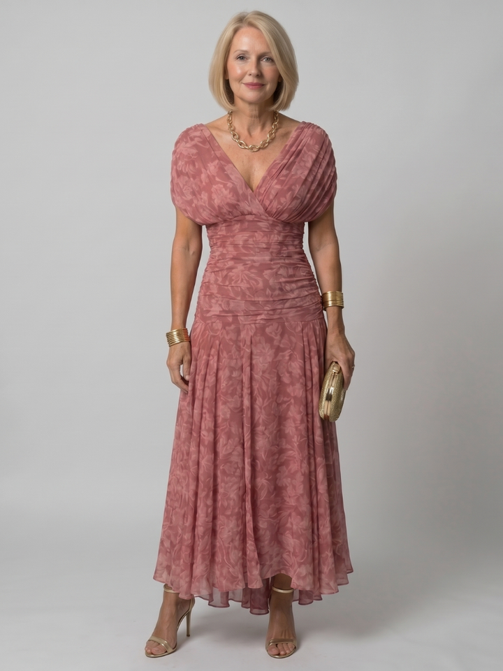 Auvelle | Robe Midi Décolletée