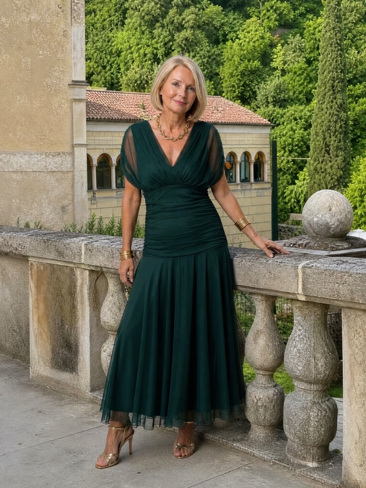 Auvelle | Robe Midi Décolletée