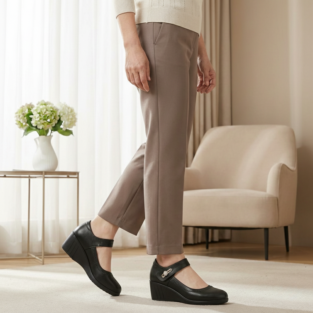 Pascale – Chaussures de confort à talons moyens élégantes