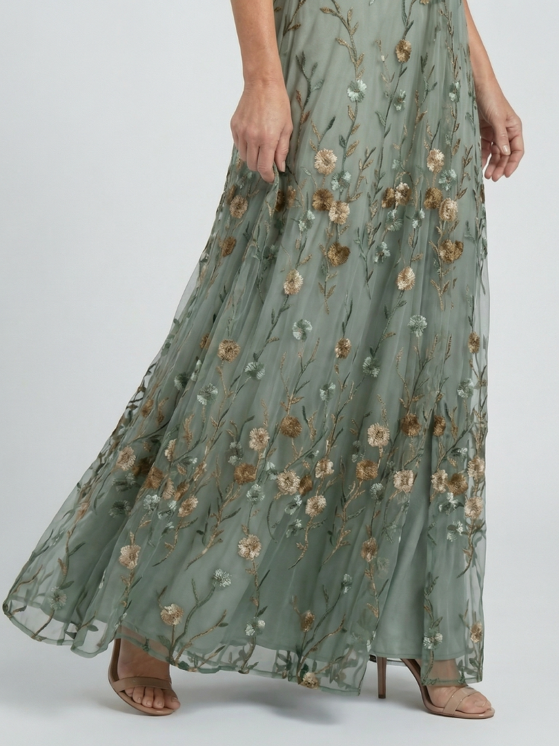 Auvelle | Robe Maxi Halter Bloom Flow Selora