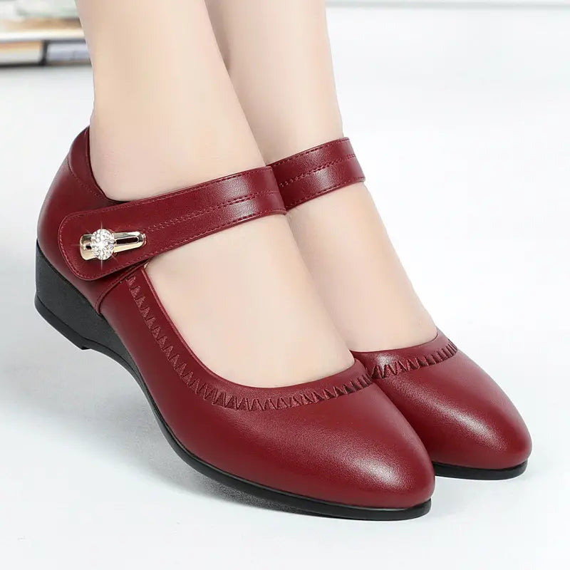Pascale – Chaussures de confort à talons moyens élégantes