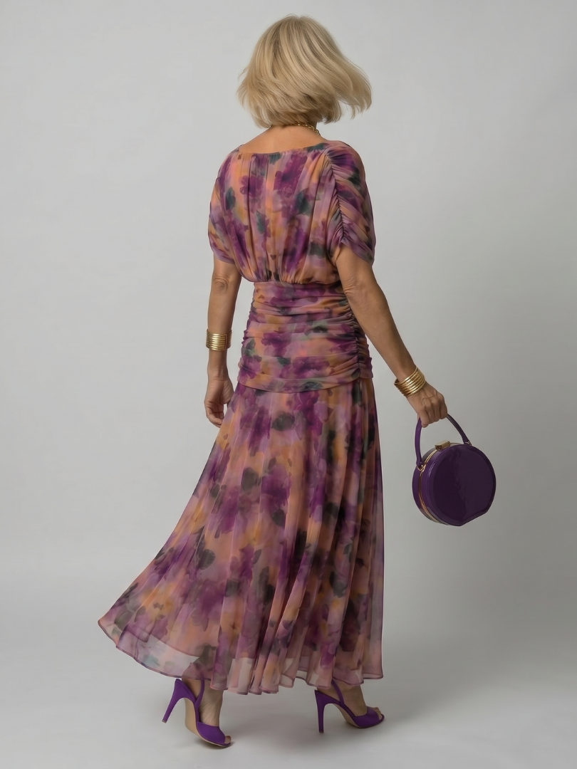 Auvelle | Robe Midi Décolletée