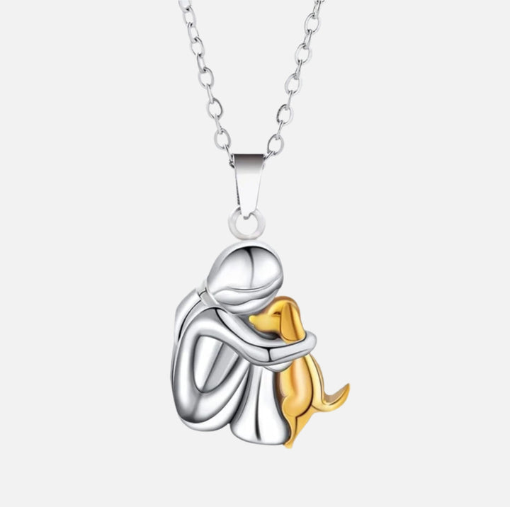 Olivia™| Collier en argent sterling 925 avec pendentif chien