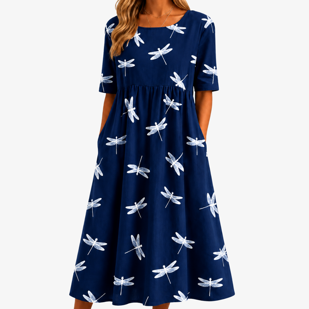 Robe Midi Poche Dragonfly Breeze