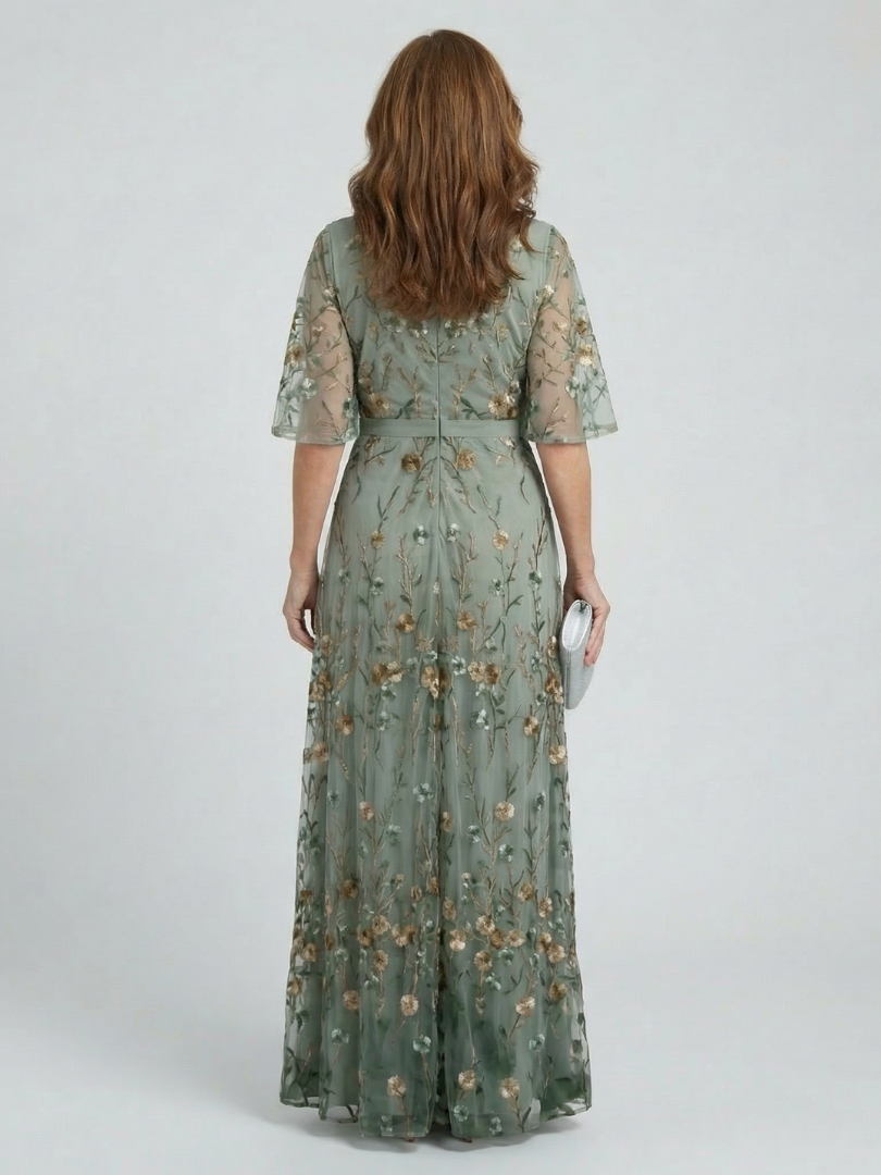 Auvelle | Robe Maxi Halter Bloom Flow Selora