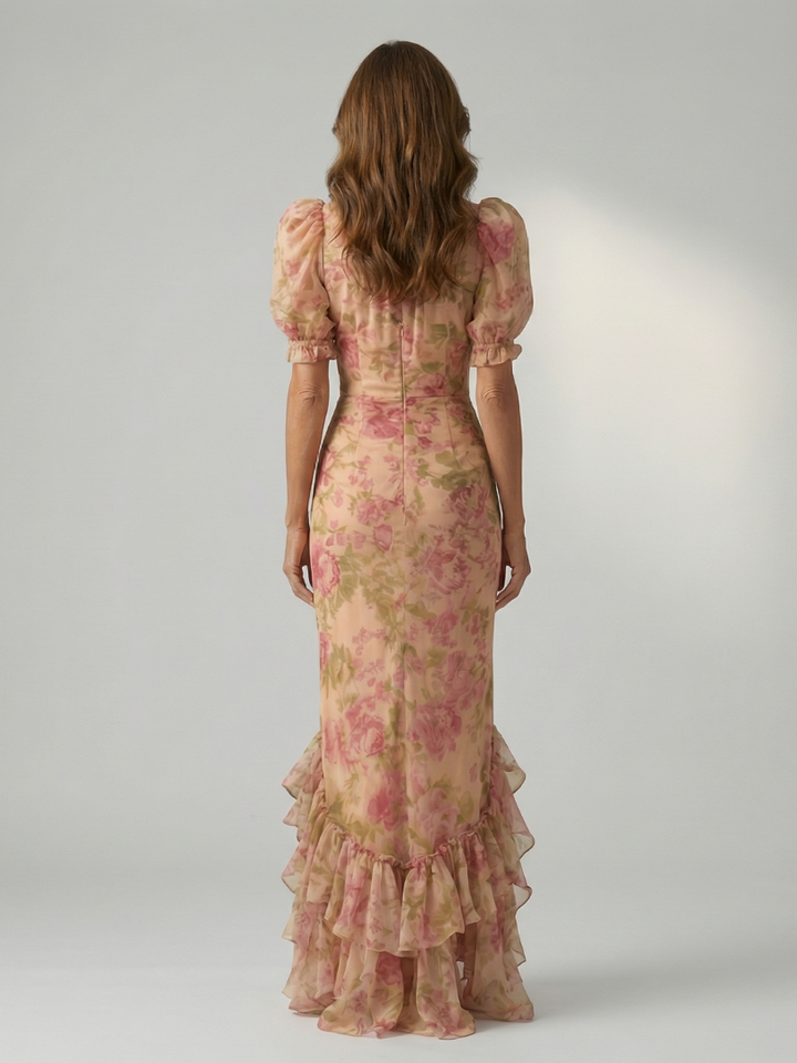 Auvelle | Robe Maxi à Col Montant Doux Vianne