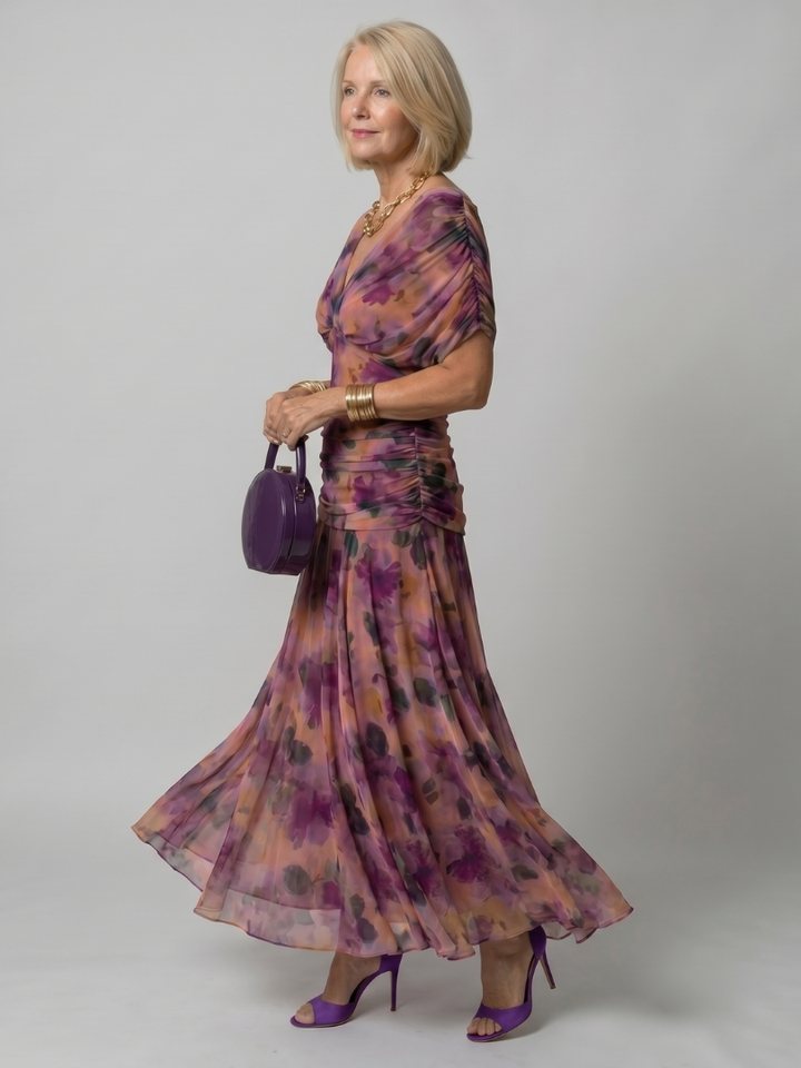 Auvelle | Robe Midi Décolletée