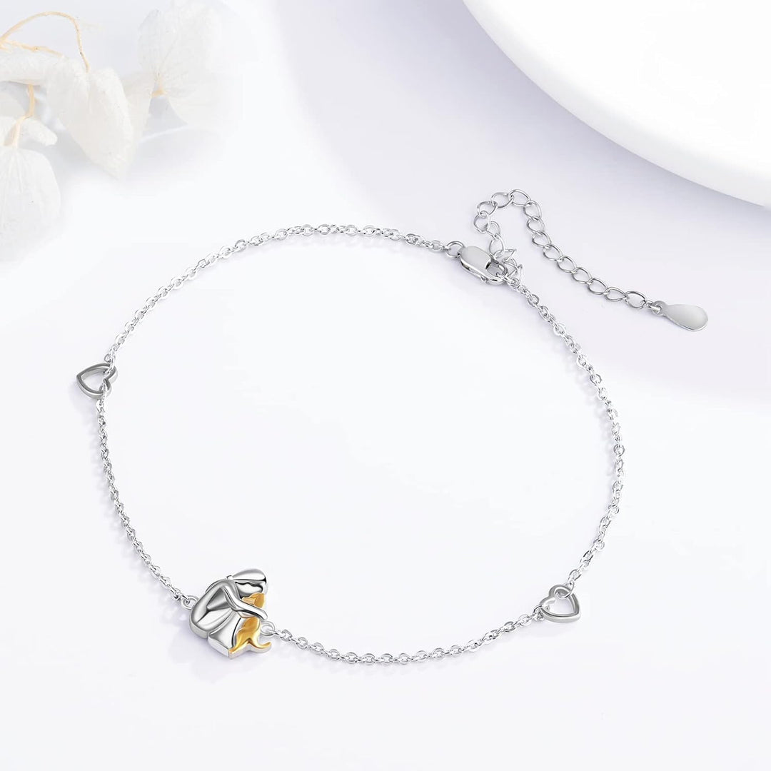 Lady™| Bracelet avec icône de chien