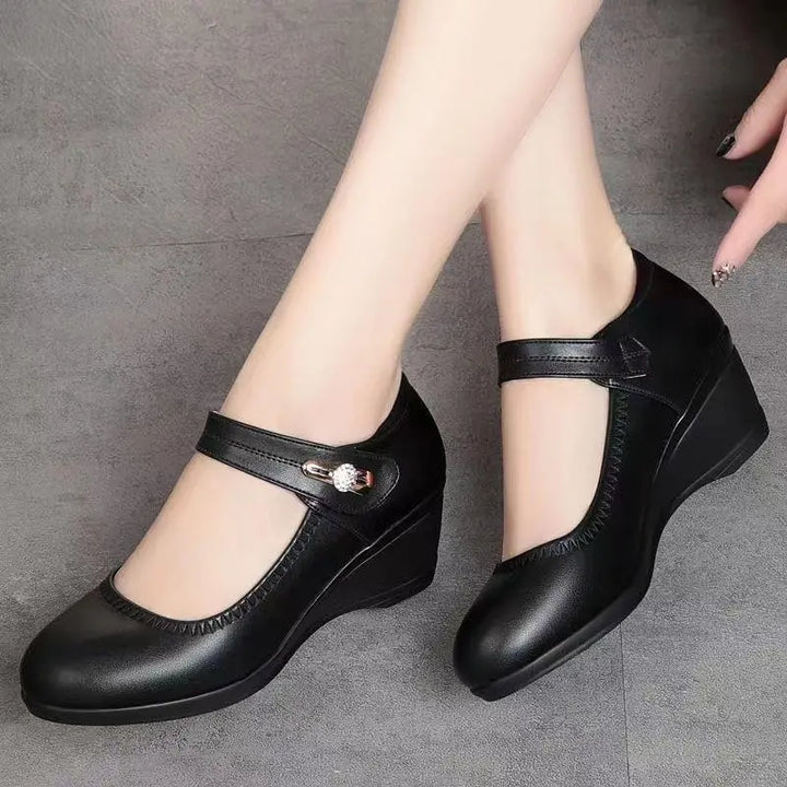 Pascale – Chaussures de confort à talons moyens élégantes