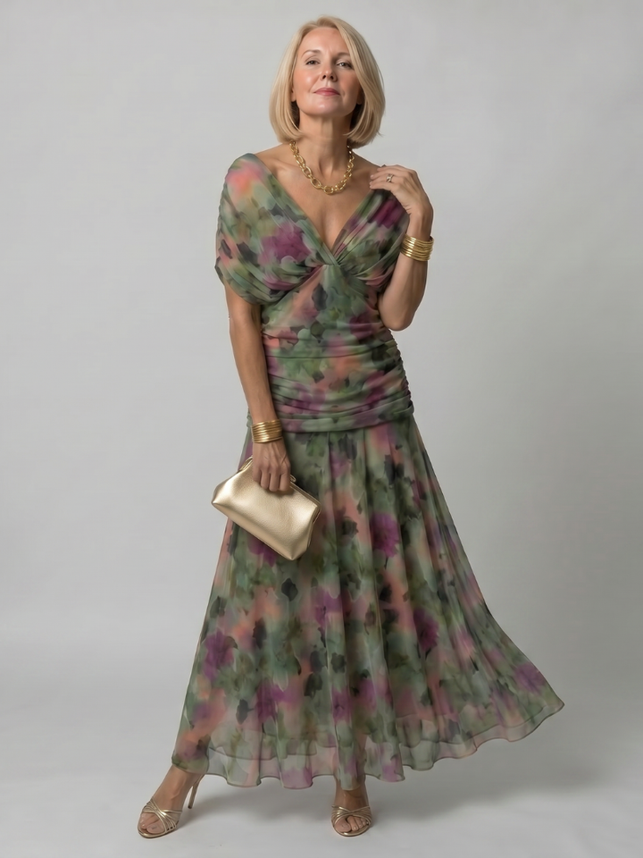 Auvelle | Robe Midi Décolletée