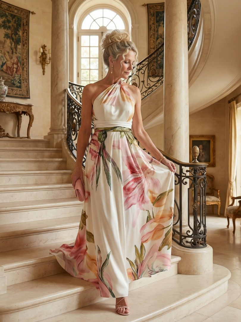 Auvelle | Robe Maxi Florale Légère