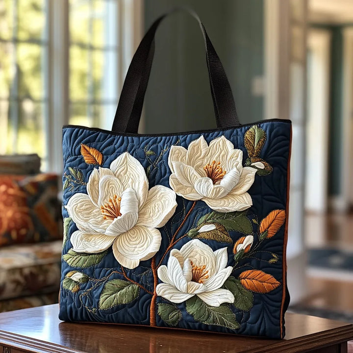 Sac à main matelassé artisanal - Magnolia Délicate