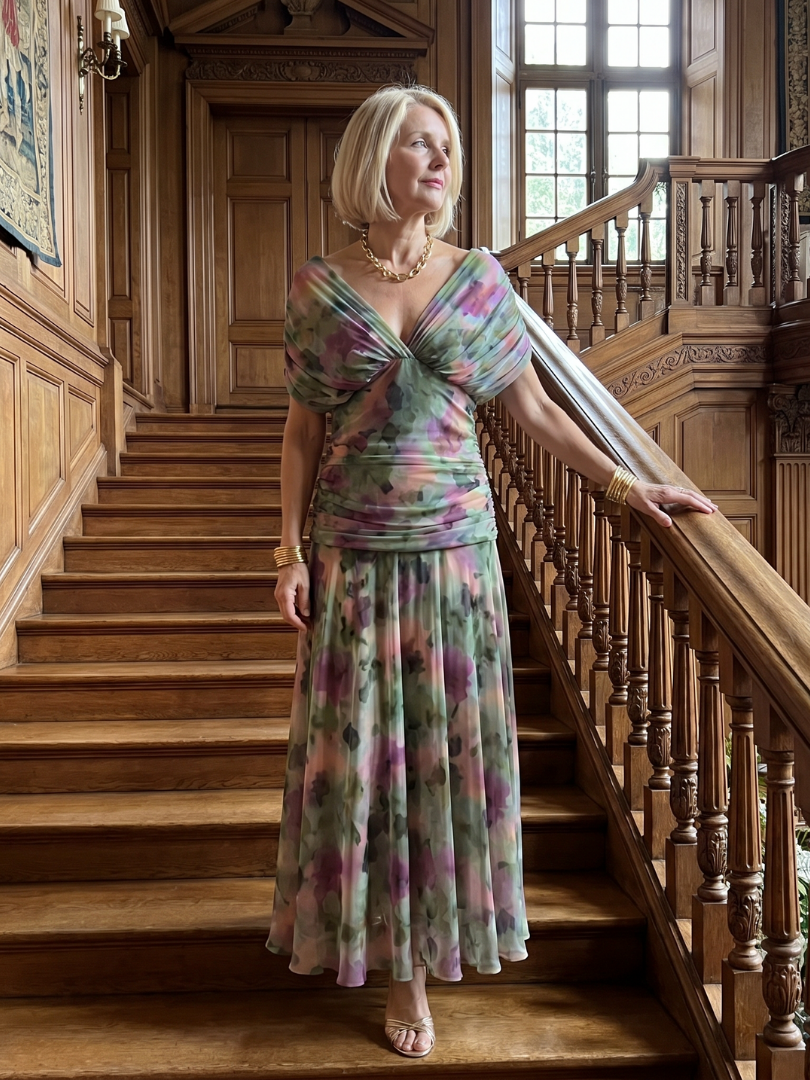 Auvelle | Robe Midi Décolletée
