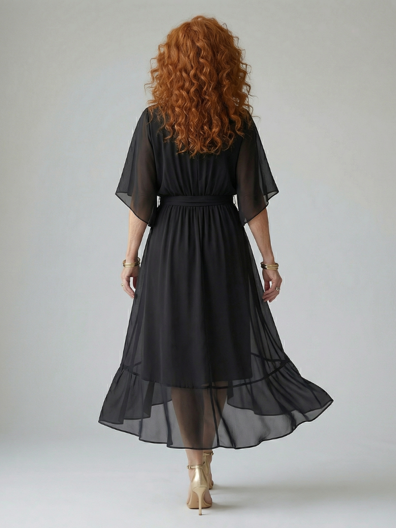 Auvelle | Robe Midi Drapée Elric