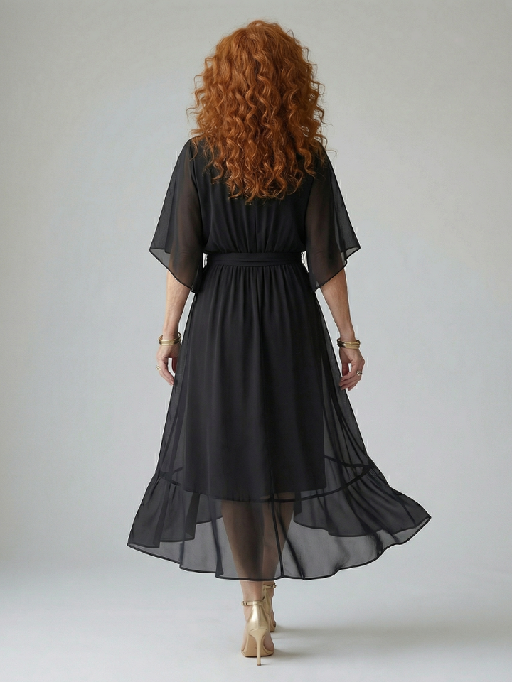 Auvelle | Robe Midi Drapée Elric