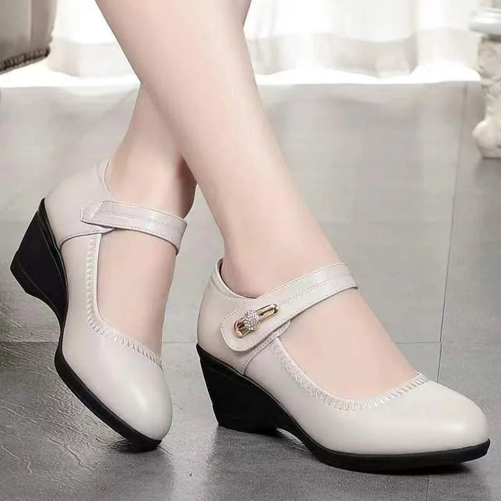Pascale – Chaussures de confort à talons moyens élégantes