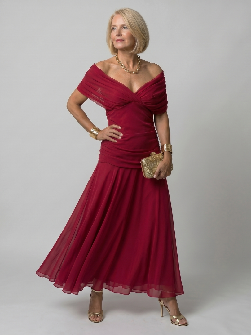 Auvelle | Robe Midi Décolletée