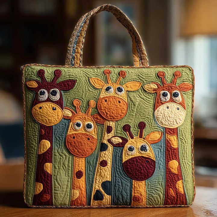 Sac matelassé - Girafe