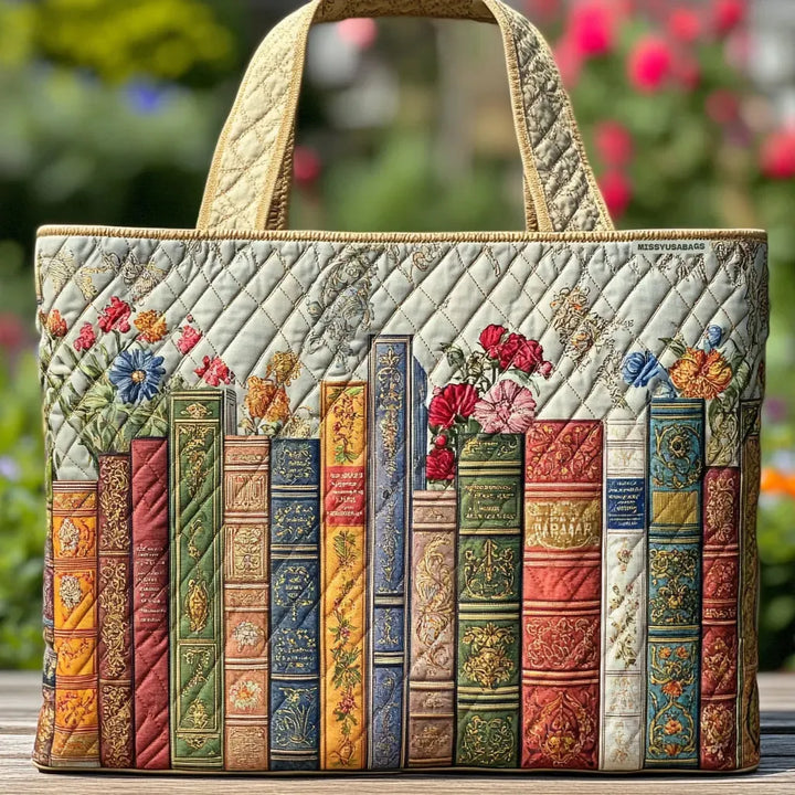 Sac matelassé - Bibliothèque Enchantée