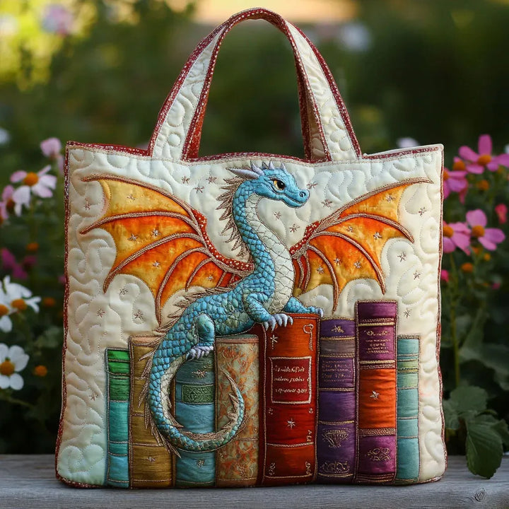 Sac matelassé - Dragon Émeraude