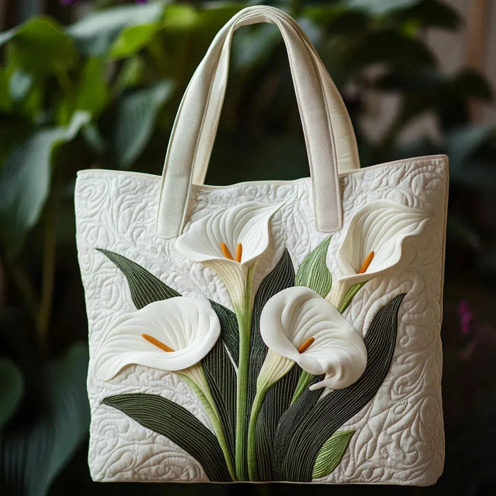 Sac en tissu matelassé fait main - Aromi Bianchi