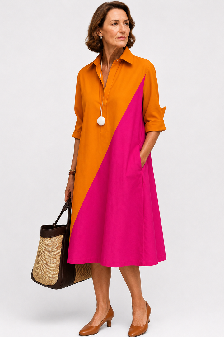Auvelle | Robe midi soignée et stylée