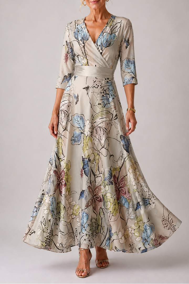 Ysa | Robe Chic avec Imprimé Floral
