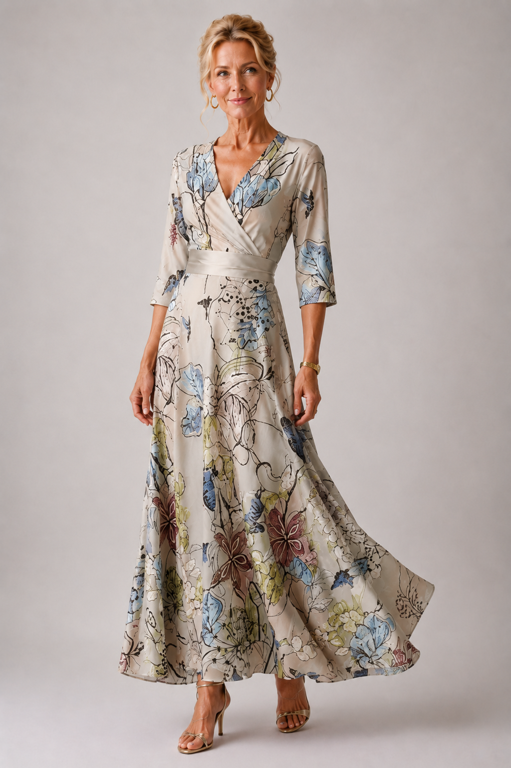 Ysa | Robe Chic avec Imprimé Floral