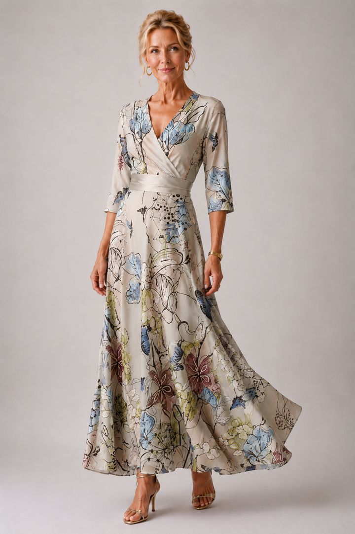 Ysa | Robe Chic avec Imprimé Floral
