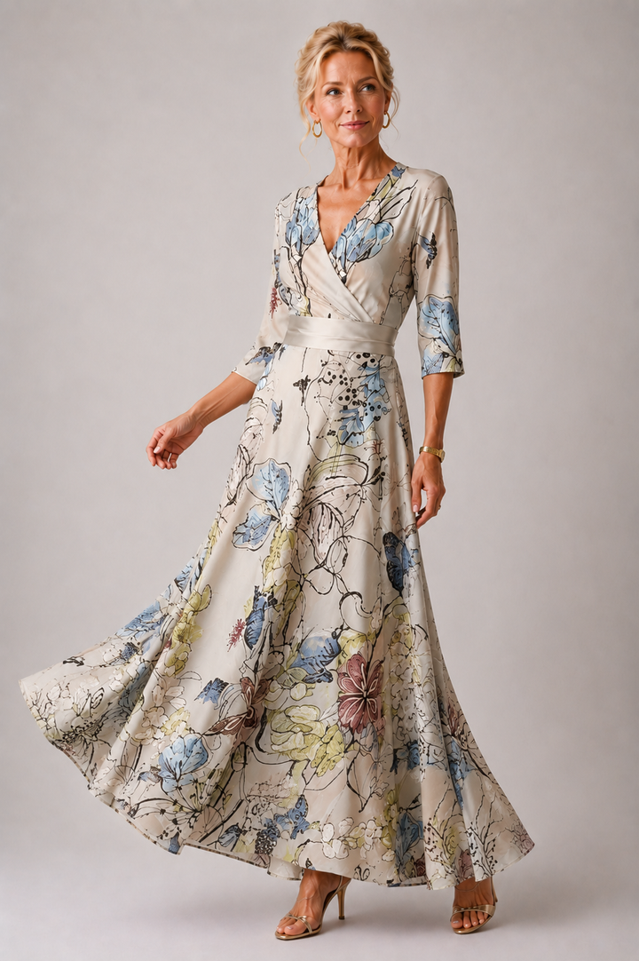Ysa | Robe Chic avec Imprimé Floral