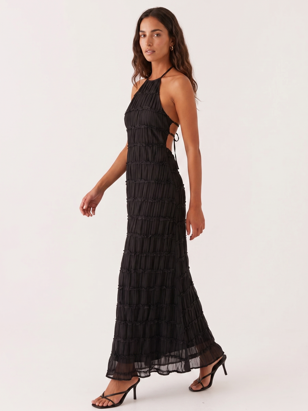Ángela | Robe maxi élégante d'été avec col halter
