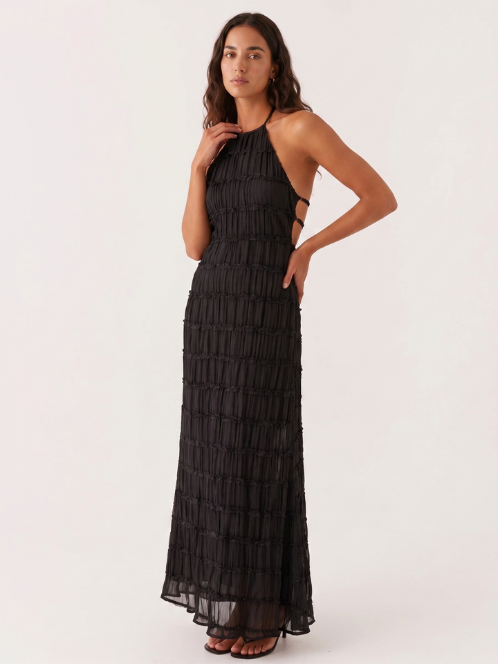 Ángela | Robe maxi élégante d'été avec col halter