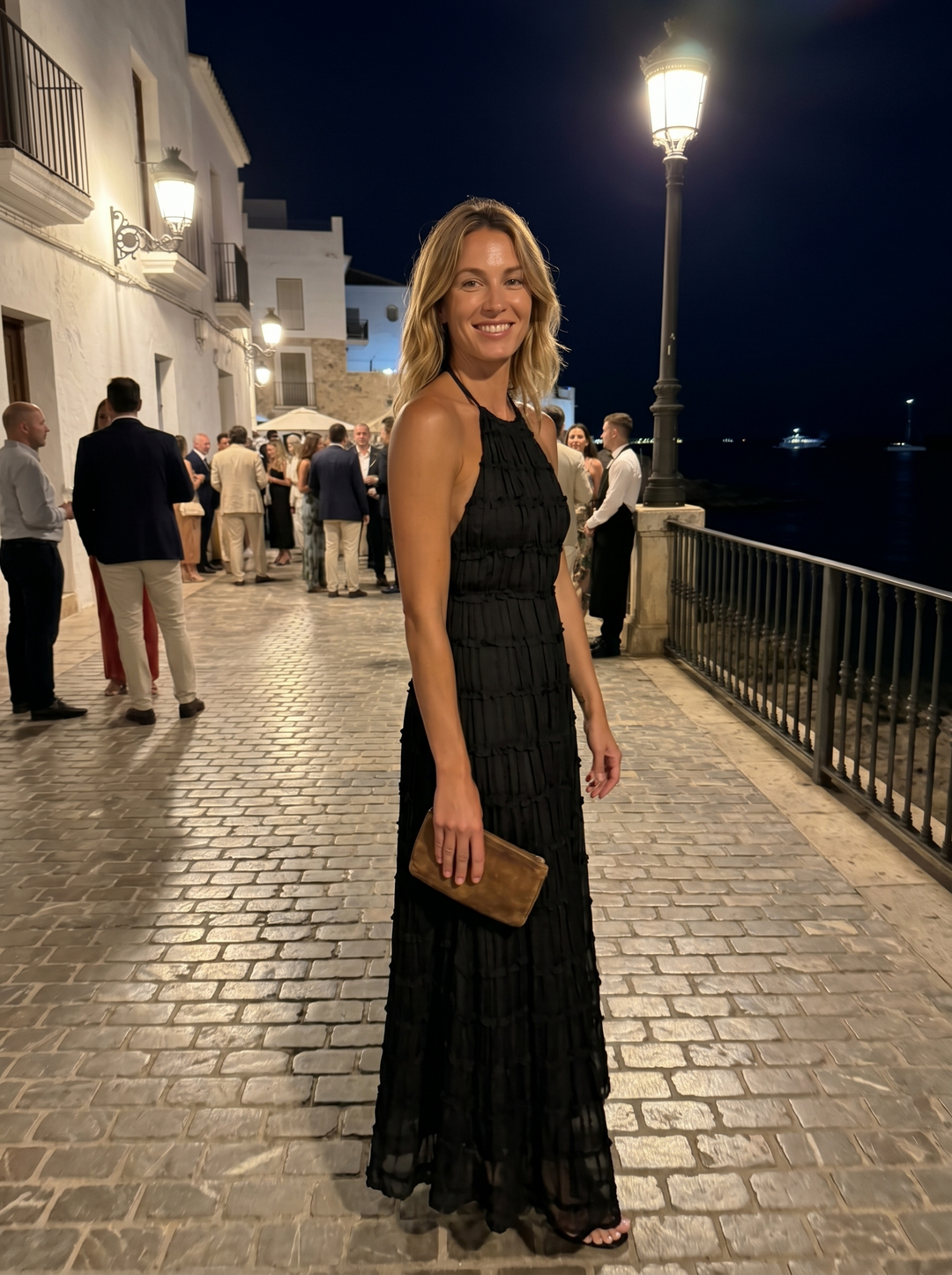 Ángela | Robe maxi élégante d'été avec col halter