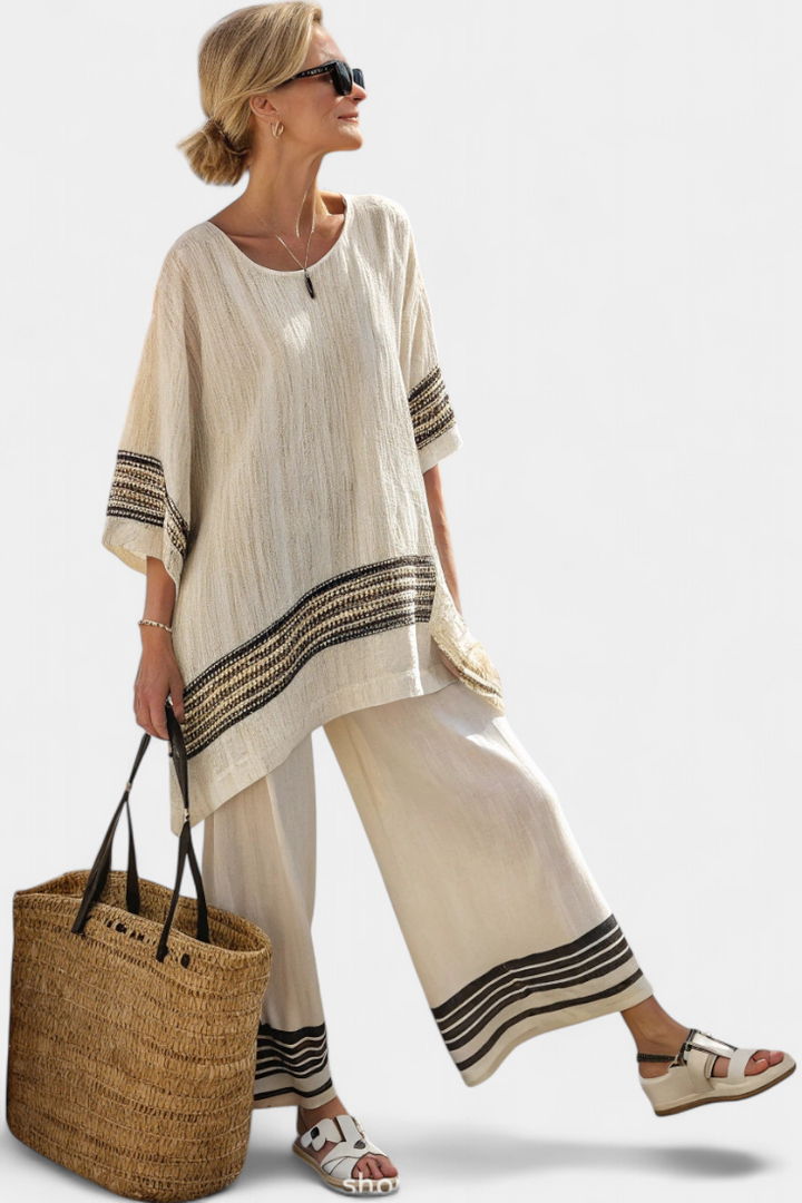 Alodia™ Ensemble Élégant en Deux Pièces
